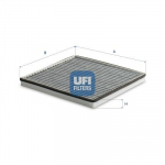 Filter,salongi&otilde;hk UFI 54.120.00