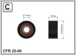 Seade-/juhtrull,hammasrihm CAFFARO 25-00