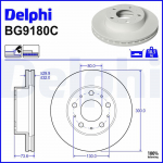 Piduriketas DELPHI BG9180C