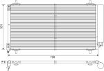 Kondensaator,kliimaseade VALEO 817740