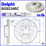 Piduriketas DELPHI BG9234BC