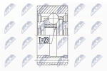 Liigend, kardaanv&otilde;ll NTY NPW-MS-048