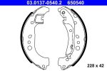 Piduriklotside komplekt ATE 03.0137-0540.2