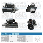 Starter MEAT & DORIA 5015008