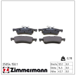 Piduriklotsi komplekt,ketaspidur ZIMMERMANN 25054.150.1