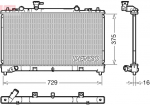 Radiaator,mootorijahutus DENSO DRM44038