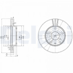 Piduriketas DELPHI BG3531