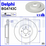 Piduriketas DELPHI BG4743C