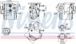 EGR-klapp NISSENS 98236