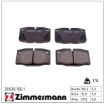 Piduriklotsi komplekt,ketaspidur ZIMMERMANN 20939.150.1