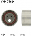 Pingutusrull,Hammasrihm SKF VKM 75614