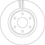 Piduriketas TRW DF7458S