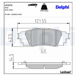 Piduriklotsi komplekt,ketaspidur DELPHI LP3379