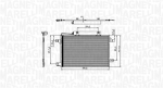Kondensaator,kliimaseade MAGNETI MARELLI 350203745000