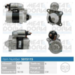 Starter MEAT & DORIA 5015115
