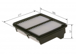&Otilde;hufilter BOSCH F 026 400 223