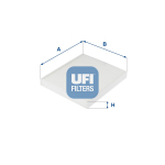 Filter,salongi&otilde;hk UFI 53.243.00