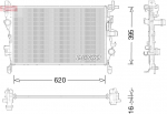 Radiaator,mootorijahutus DENSO DRM09044