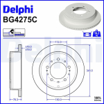Piduriketas DELPHI BG4275C