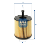 &Otilde;lifilter UFI 25.197.00