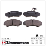 Piduriklotsi komplekt,ketaspidur ZIMMERMANN 23919.195.1