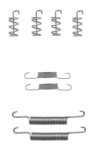 Lisakomplekt, seisupiduriklotsid TEXTAR 97034800