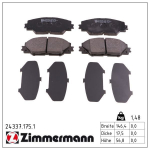 Piduriklotsi komplekt,ketaspidur ZIMMERMANN 24337.175.1