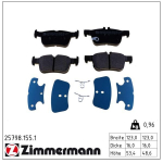 Piduriklotsi komplekt,ketaspidur ZIMMERMANN 25798.155.1