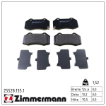 Piduriklotsi komplekt,ketaspidur ZIMMERMANN 25528.135.1