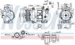 Kompressor,kliimaseade NISSENS 890606