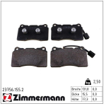 Piduriklotsi komplekt,ketaspidur ZIMMERMANN 23756.155.2