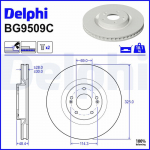 Piduriketas DELPHI BG9509C