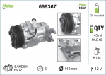 Kompressor,kliimaseade VALEO 699367