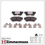 Piduriklotsi komplekt,ketaspidur ZIMMERMANN 23543.155.2