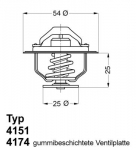 Termostaat,Jahutusvedelik WAHLER 4174.79D