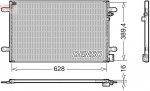 Kondensaator,kliimaseade DENSO DCN02037