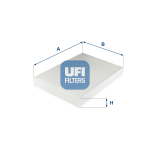 Filter,salongi&otilde;hk UFI 53.314.00
