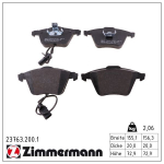 Piduriklotsi komplekt,ketaspidur ZIMMERMANN 23763.200.1