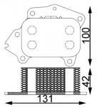 &Otilde;liradiaator,mootori&otilde;li MAHLE CLC 194 000S