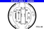 Piduriklotside komplekt,seisupidur ATE 03.0137-4004.2