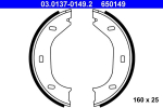 Piduriklotside komplekt,seisupidur ATE 03.0137-0149.2