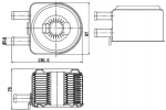 &Otilde;liradiaator,mootori&otilde;li MAHLE CLC 176 000S