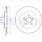 Piduriketas DELPHI BG4650C