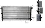 Radiaator,mootorijahutus MAHLE CR 398 000S