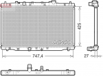 Radiaator,mootorijahutus DENSO DRM40054