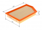 &Otilde;hufilter BOSCH F 026 400 586