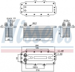 Kompressori&otilde;hu radiaator NISSENS 961295