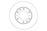 Piduriketas TRW DF6805S
