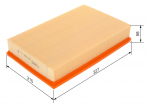 &Otilde;hufilter BOSCH 1 457 433 300