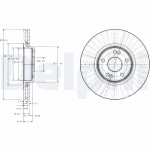 Piduriketas DELPHI BG3688
